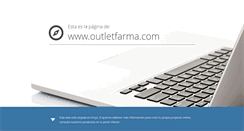 Desktop Screenshot of outletfarma.com